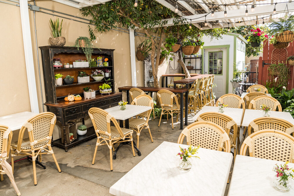 Outdoor Tea Garden Terrace
