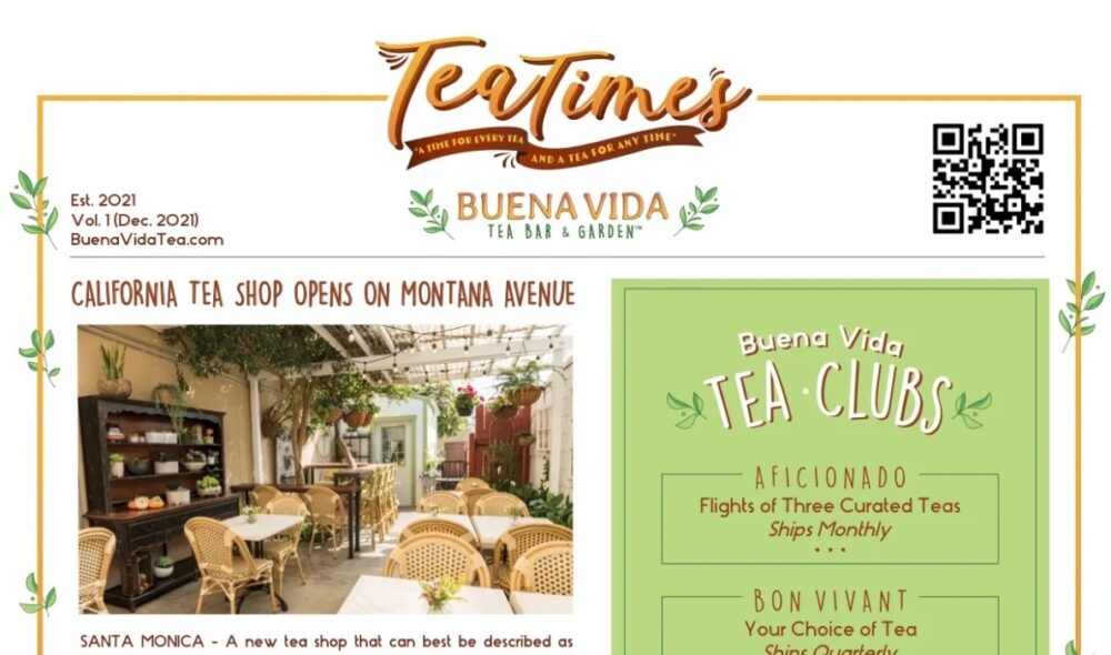 Tea Times - Volume 1, December 2021